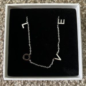 NWT love necklace